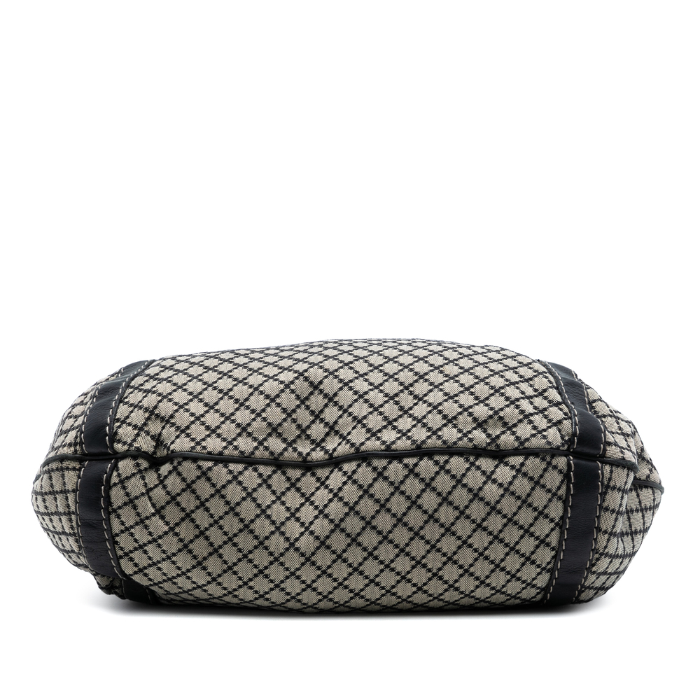 Pre-Loved Gucci Diamante Canvas Crest Satchel - Picture 3 of 7